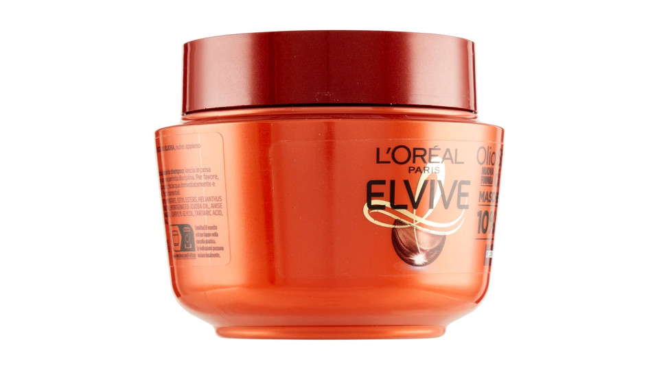 L'Oréal Paris Elvive Olio Straordinario Maschera Nutriente per Capelli Secchi o Spenti