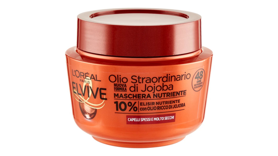 L'Oréal Paris Elvive Olio Straordinario Maschera Nutriente per Capelli Secchi o Spenti