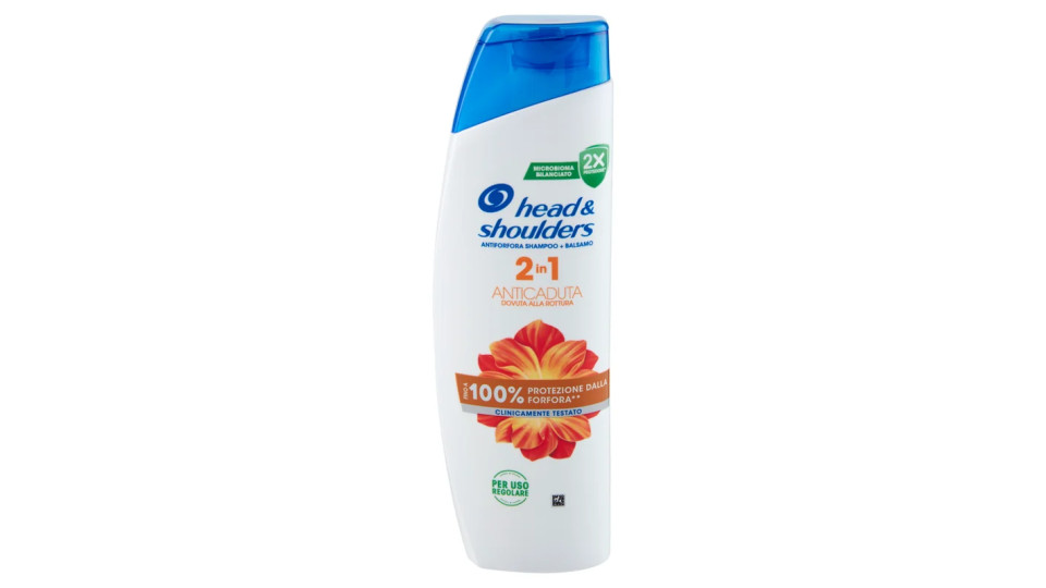Head & Shoulders Antiforfora 2in1 Anticaduta, Shampoo e Balsamo
