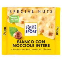 Ritter Sport Special Nuts Bianco con Nocciole Intere 100 g