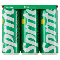 Sprite Zero Lemon-Lime Can Sleek 6 X 33 cl
