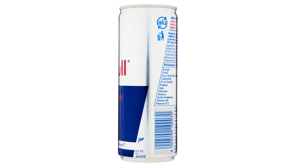 Red Bull - Energy Drink, Bibita con Caffeina