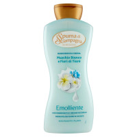 Spuma di Sciampagna Benessere Emolliente Bagnodoccia Crema Muschio Bianco e Fiori di Tiaré