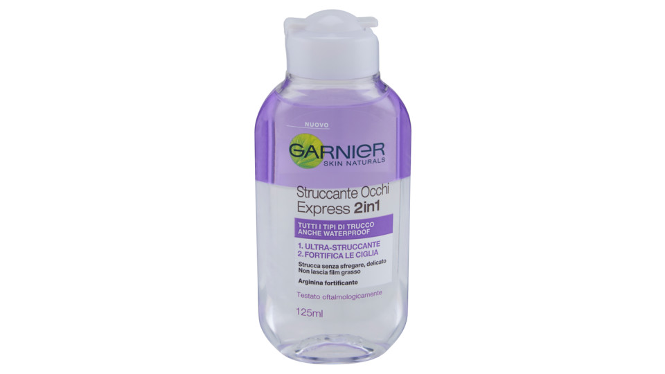Garnier Struccante Occhi Express 2in1 per Tutti i Tipi di Trucco Anche Waterproof