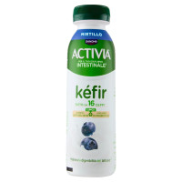 ACTIVIA Kéfir da bere, Gusto Mirtillo, l'unico con Autentici Lieviti e Probiotico Bifidus, 280g