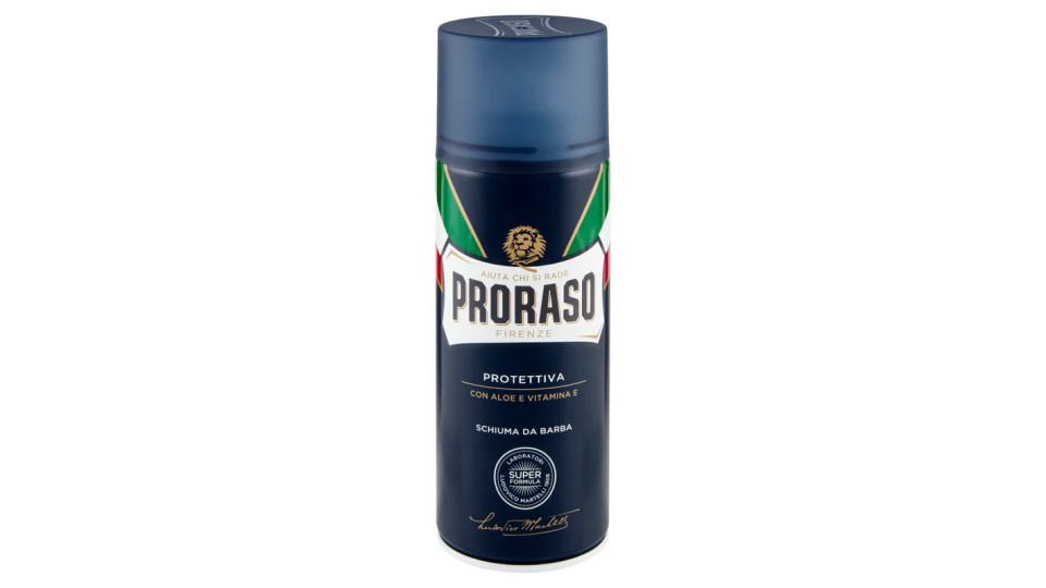 Proraso - Schiuma da Barba con Aloe e Vitamina E, Protettiva e Idratante