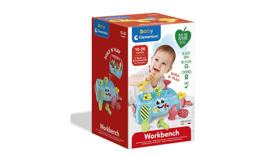 Clementoni 17042 - Banchetto Svita e Avvita, Multicolore