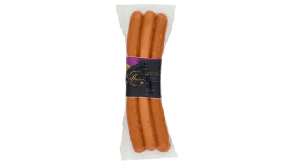 Carrefour Selection Meraner Würstel di puro suino 3 würstel