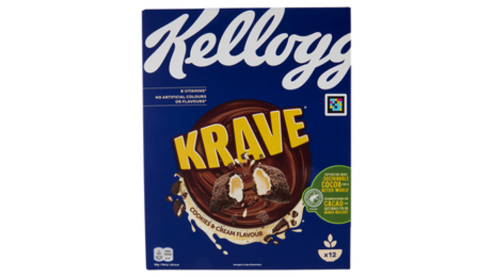 Kellogg's Krave Cookies & Cream Flavour 410 g