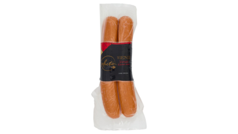 Carrefour Selection Wiener Würstel di puro suino 2 würstel