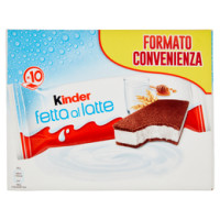Kinder - Fetta al latte 10 pezzi