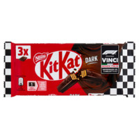 NESTLÉ KITKAT DARK 70% Wafer ricoperto di cioccolato fondente 3 snack da