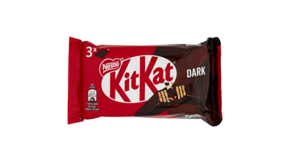 Kit Kat, Dark 70% wafer ricoperto di cioccolato fondente conf.