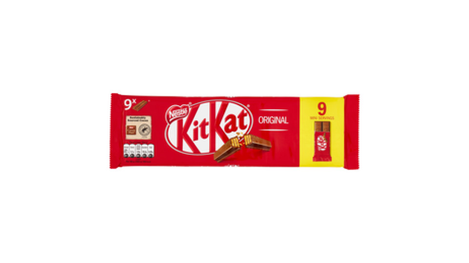 Kitkat Family Wafer Ricoperto Di Cioccolato Al Latte 8 Snack Da