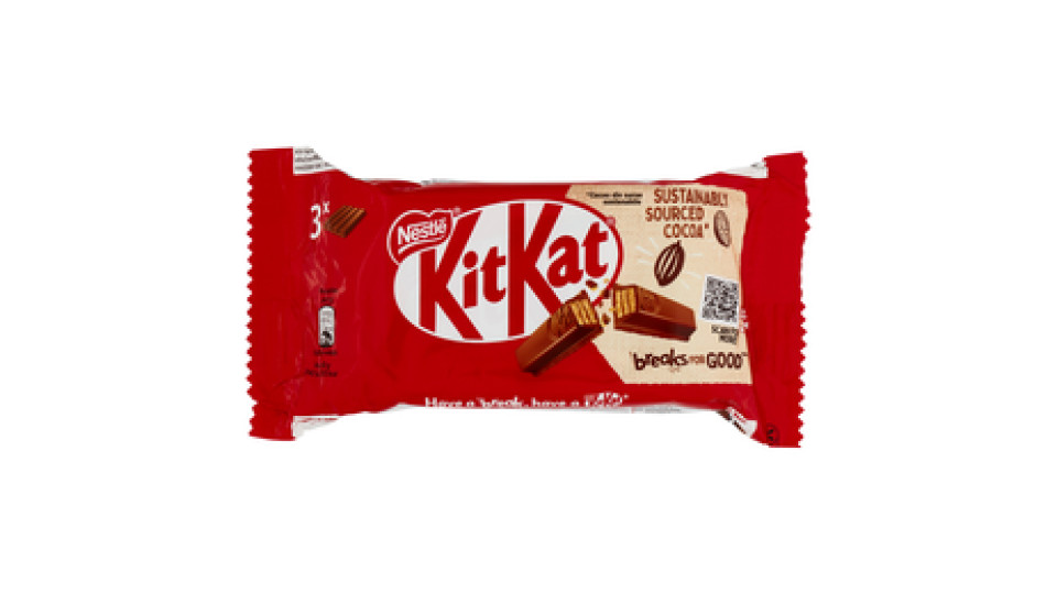 NESTLÉ KITKAT ORIGINAL Wafer ricoperto di cioccolato al latte snack