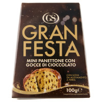 GS Gran Festa Mini Panettone con Gocce di Cioccolato 100 g