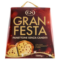 GS Gran Festa Panettone Senza Canditi 1000 g