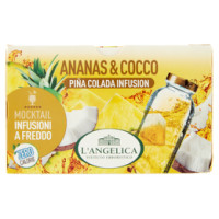 L'Angelica Mocktail Infusioni a Freddo Ananas & Cocco Piña Colada Infusion 18 Filtri 36 g