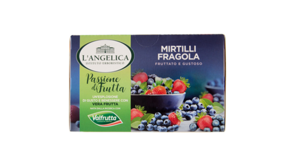 L'Angelica Passione di Frutta Mirtilli Fragola 15 Filtri 28.5 g