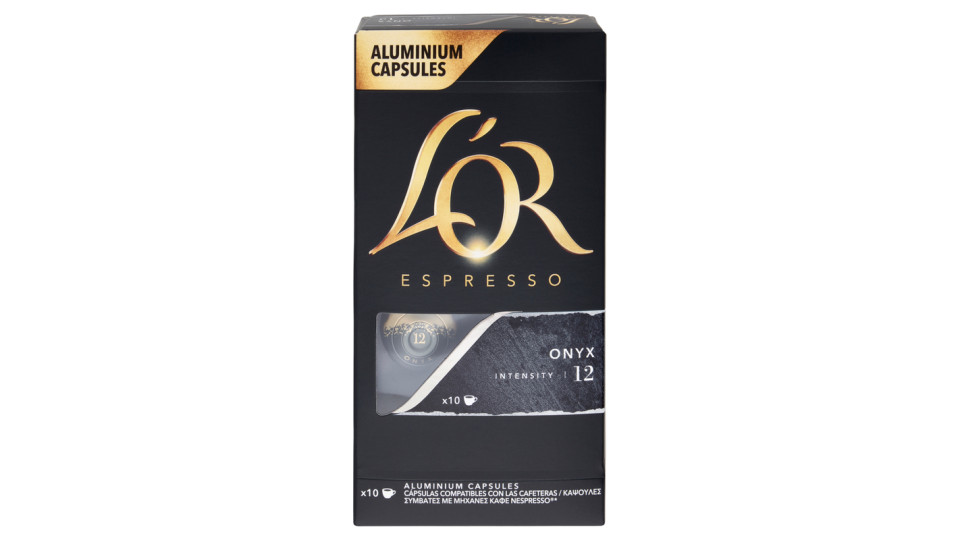 L'OR Espresso Onyx 12 10 Capsule