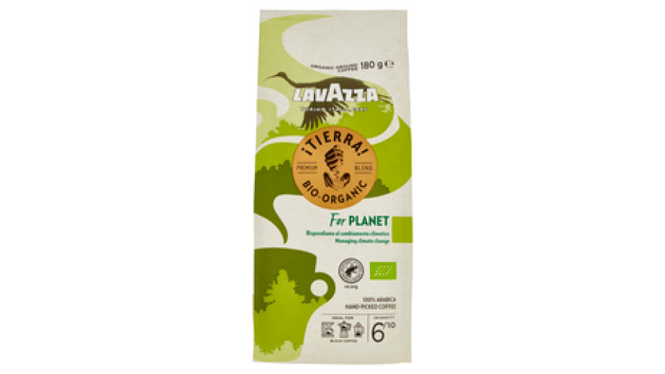 Lavazza, iTierra! Bio-Organic For Planet Caffè Macinato - 180 g