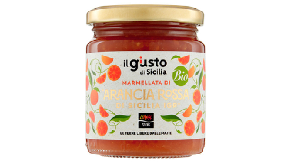 Libera Terra il giusto gusto di Sicilia Marmellata di "Arancia Rossa di Sicilia IGP" Biologica