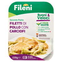 Filetti di pollo con carciofi