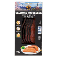The Icelander Salmone Norvegese Affumicato con Legno di Faggio con Alga Nori 75 g