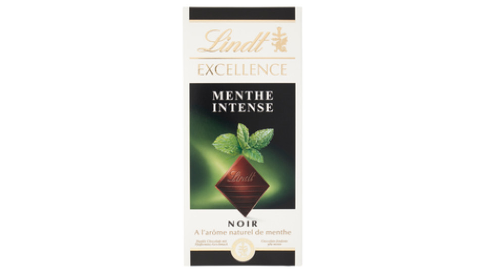 Lindt Excellence Tavoletta Cioccolato Fondente Menta 100 g