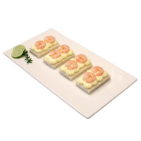 Tartine con Gamberetti e Maionese Fresca