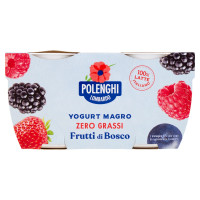 Yogurt Magro 0% Di Grassi Frutti Di Bosco In Pezzi 2 X 125 G