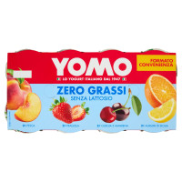 Yomo Zero Grassi Pesca, Fragola, Ciliegia E Amarena, Agrumi Di Sicilia 8 X 125 G