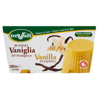 treValli i Dessert al latte Budino Vaniglia del Madagascar