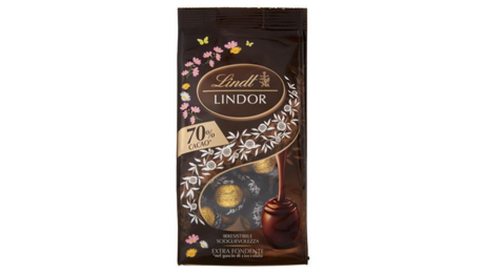 Lindt OVETTI DI CIOCCOLATO LINDOR AL CACAO FONDENTE 60%