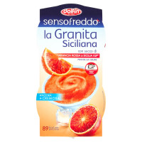 dolfin sensofreddo la Granita siciliana con succo di "Arancia Rossa di Sicilia IGP"