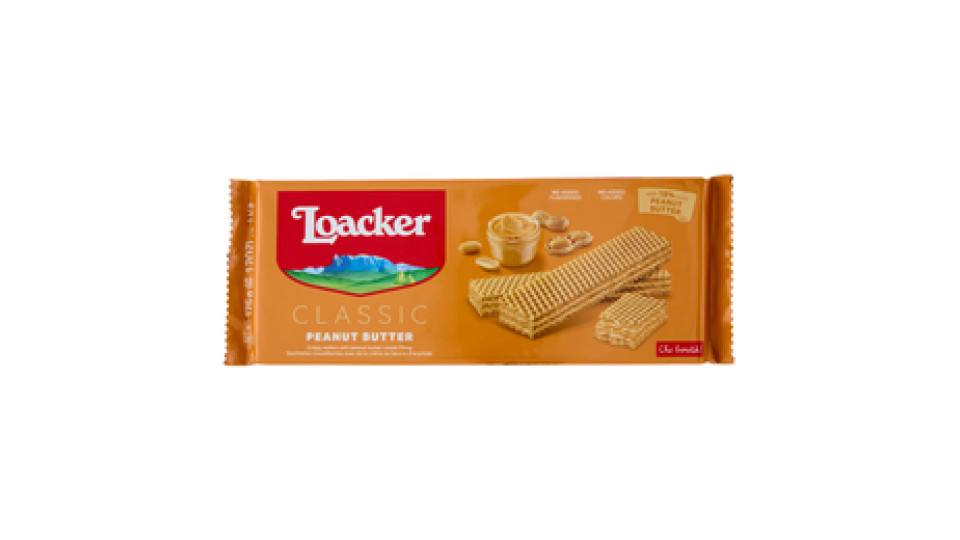 Wafer Classic Peanut Butter con crema alle arachidi wafers 175g