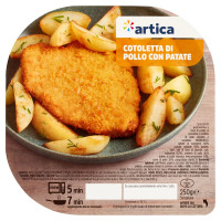 artica Cotoletta di Pollo con Patate Surgelata 250 g