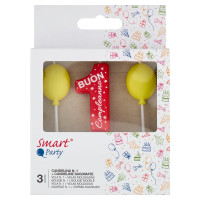 Smart Party Candelina N. 1 + Candeline Sagomate 3 pz