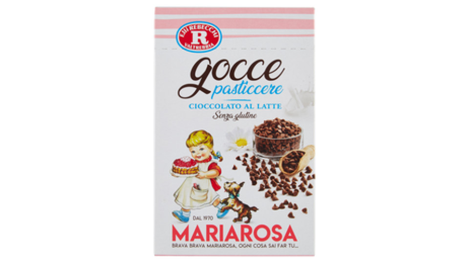 F.lli Rebecchi Valtrebbia dolci decori Gocce pasticcere di Cioccolato al latte