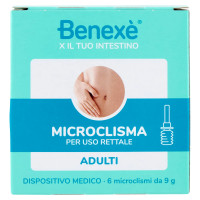 Benexè X il Tuo Intestino Microclisma per Uso Rettale Adulti 6 x 9 g