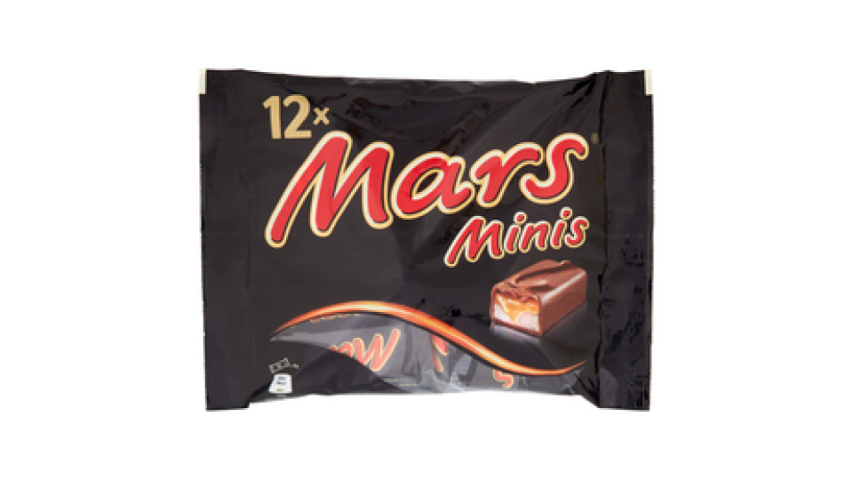 Mars Minis Barrette Snack con Caramello Ricoperte al Cioccolato 227 g