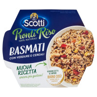 Riso Scotti Pronti Riso Basmati con Verdure e Cereali 180 g