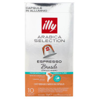 illy Arabica Selection Espresso Brasile Cerrado Mineiro Compatib. Nespresso Original 10 Capsule 56 g
