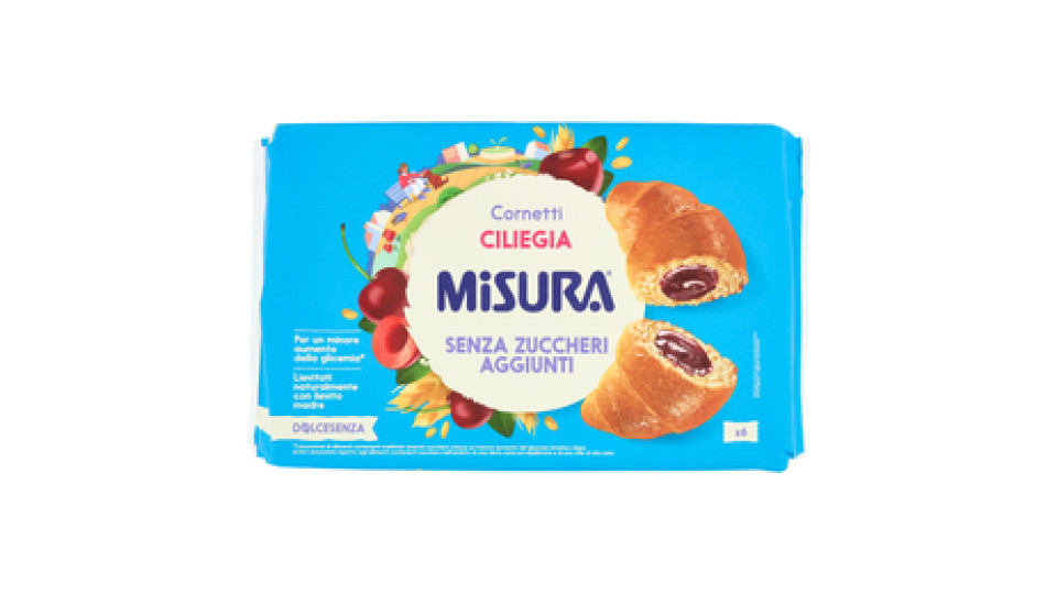 Misura Dolcesenza 6 Cornetti alla Ciliegia