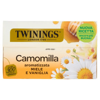 Twinings, Camomilla aromatizzata miele e vaniglia 20 filtri