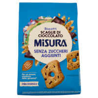 Misura Dolcesenza Biscotti con Scaglie di Cioccolato