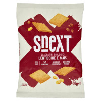 Snext Quadratini Biologici Lenticchie e Mais 60 g