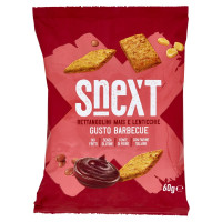 Snext Rettangolini Mais e Lenticchie Gusto Barbecue 60 g