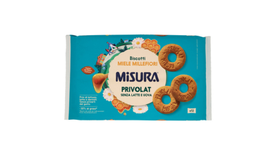 Misura Privolat Biscotti Al Miele Italiano, GR 400