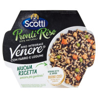 Riso Scotti Pronti Riso Riso Integrale Venere con Farro e Legumi 180 g